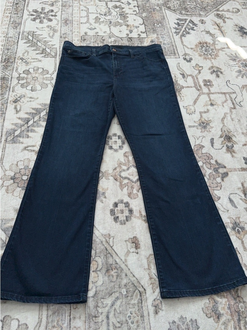 Joe's Jeans Dark Indigo Flare Wide-Leg